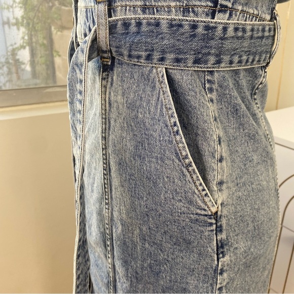 GAP Denim Shirt Dress Belted Sleeveless Midi, Size 6, NWOT - Picture 10 of 13